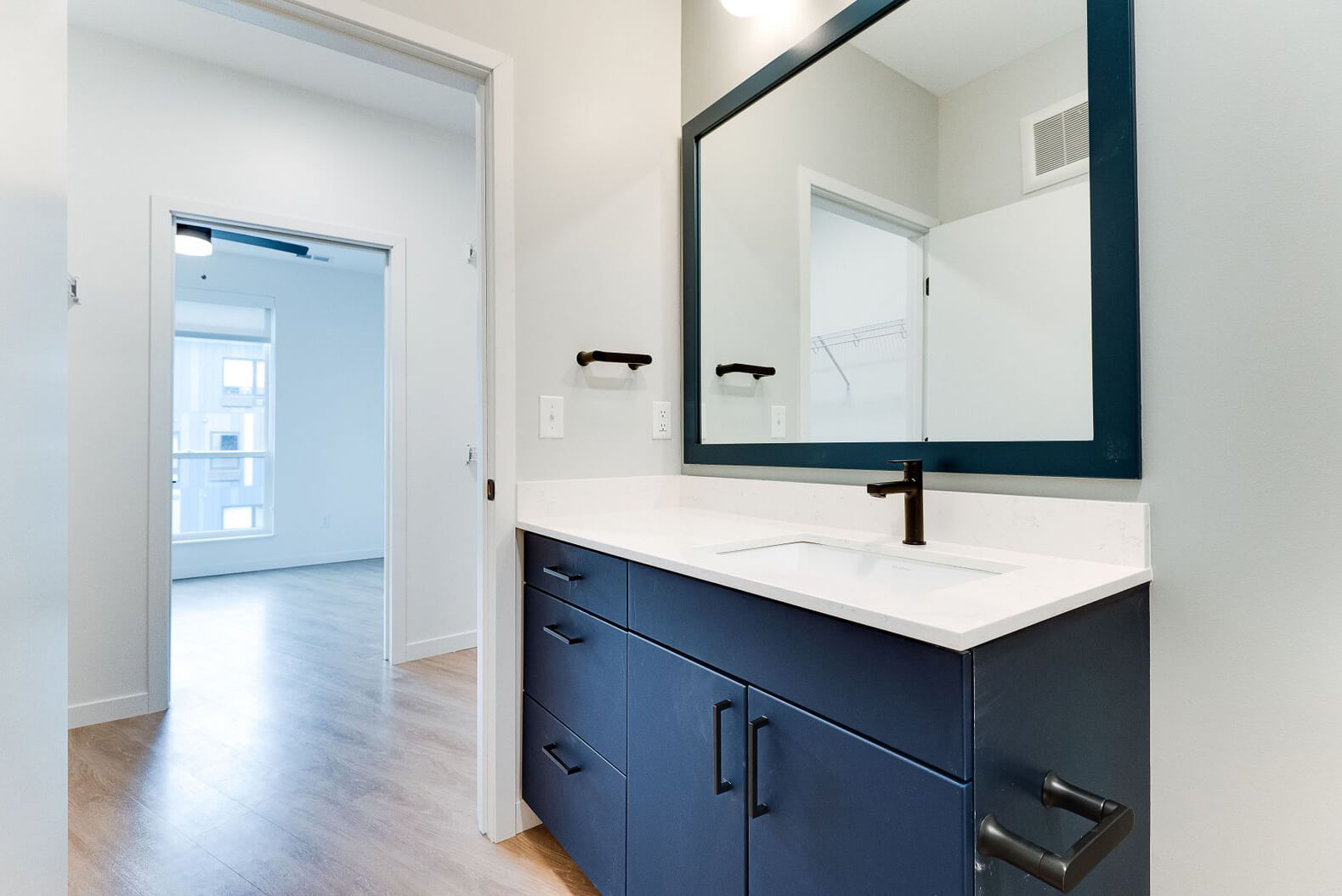 a nico minneapolis apartment bathroom vanity